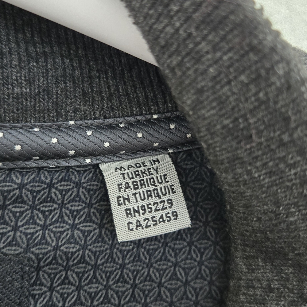 Ted Baker Men’s Quilted Gray size large - Picture 5 of 9
